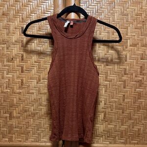 Pilcro Rust Racerback Tank Top XS